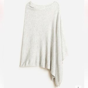 J. Crew cashmere-wool blend poncho